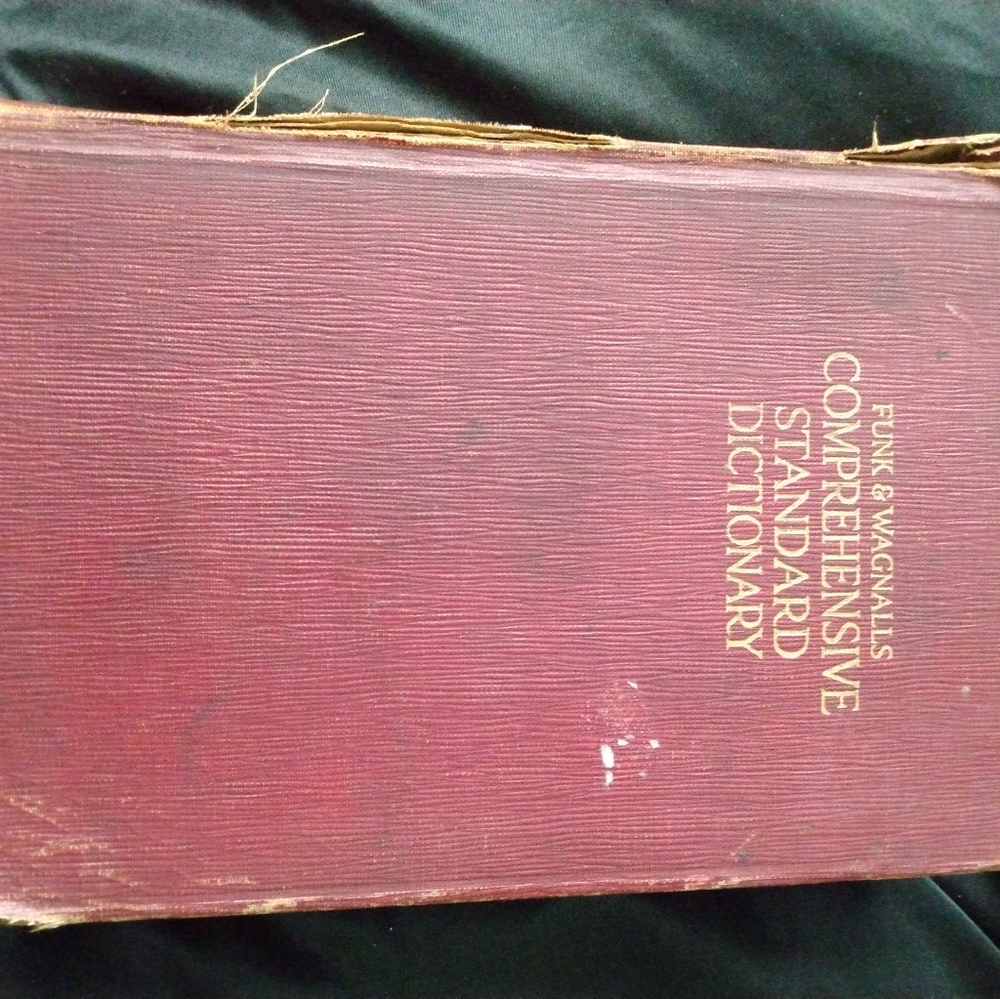 Funk & Wagnalls vintage comprehensive standard dictionary 195